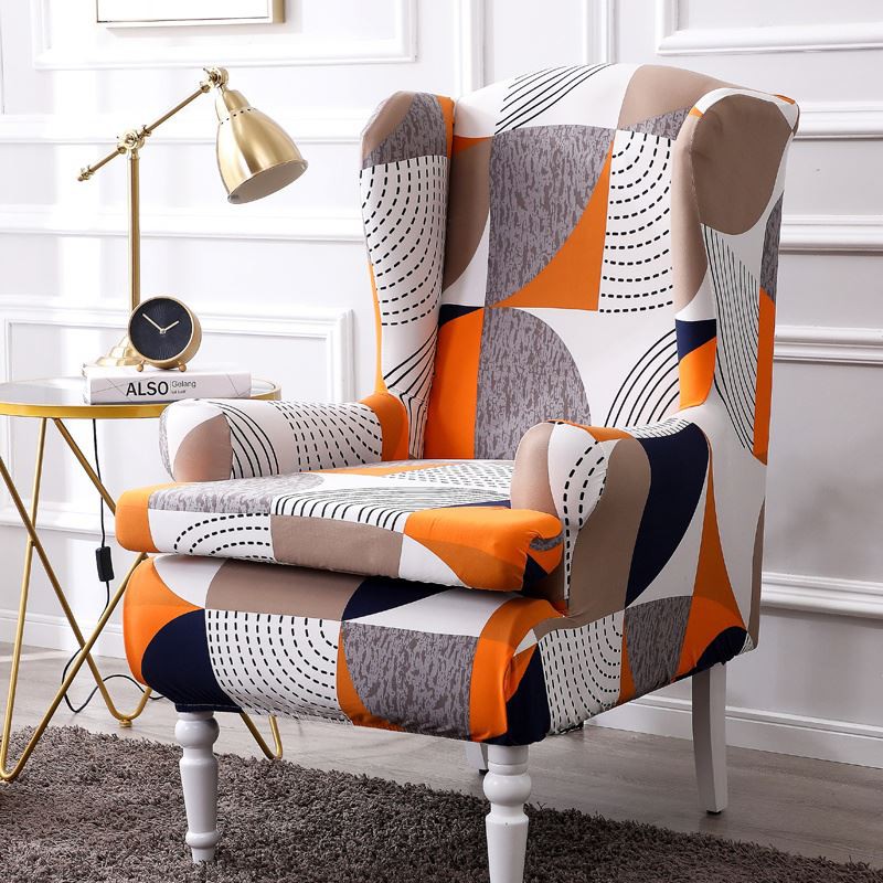Wing Back Armchair Cover